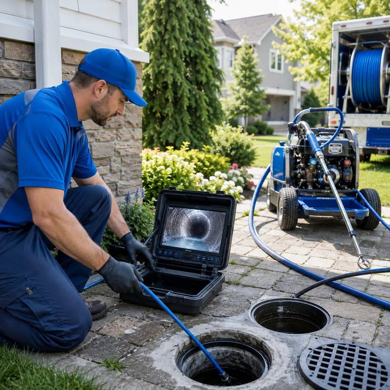 Outdoor drain cleaning professionals serving East Lynn, WV